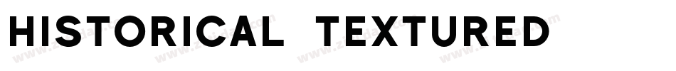 Historical Textured字体转换